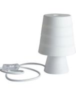 Φωτιστικό Επιτραπέζιο Σιλικόνη Λευκό  Καπέλο / Βάση Λευκή Faneurope DrumL BCO 8031440356787