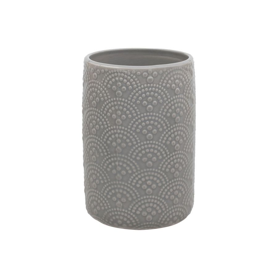 Ποτηράκι Μπάνιου Κεραμικό Γκρι Estia Home Art Clay 02-11505