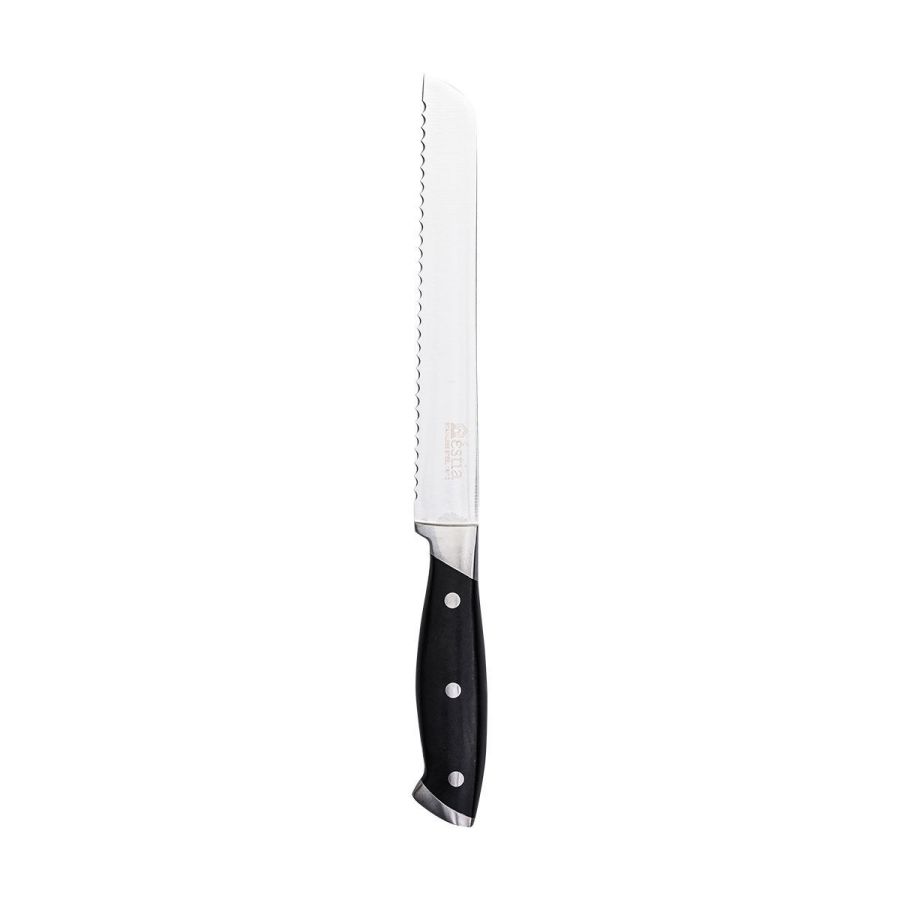 Μαχαίρι Ψωμιού Ανοξείδωτο 2,3mm με Λεπίδα 3CR14 Estia Home Art Butcher 01-7027