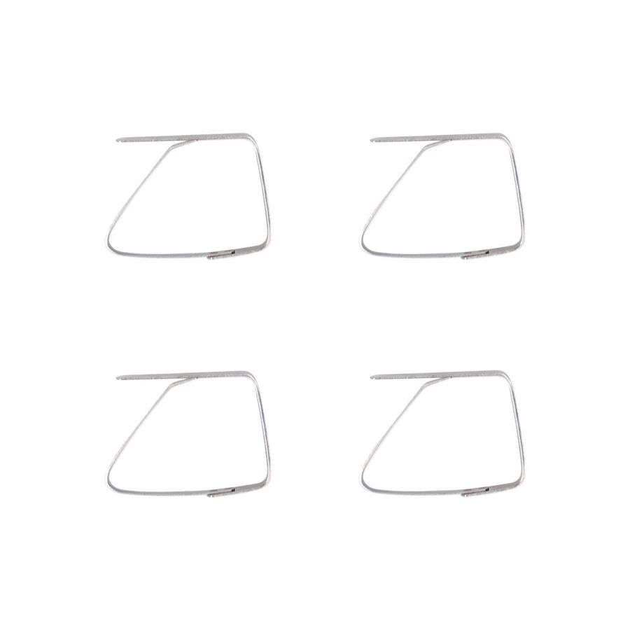 Κλιπ για Τραπεζομάνδηλα 4τμχ. 6x4cm Ανοξείδωτο Estia Home Art 01-7003