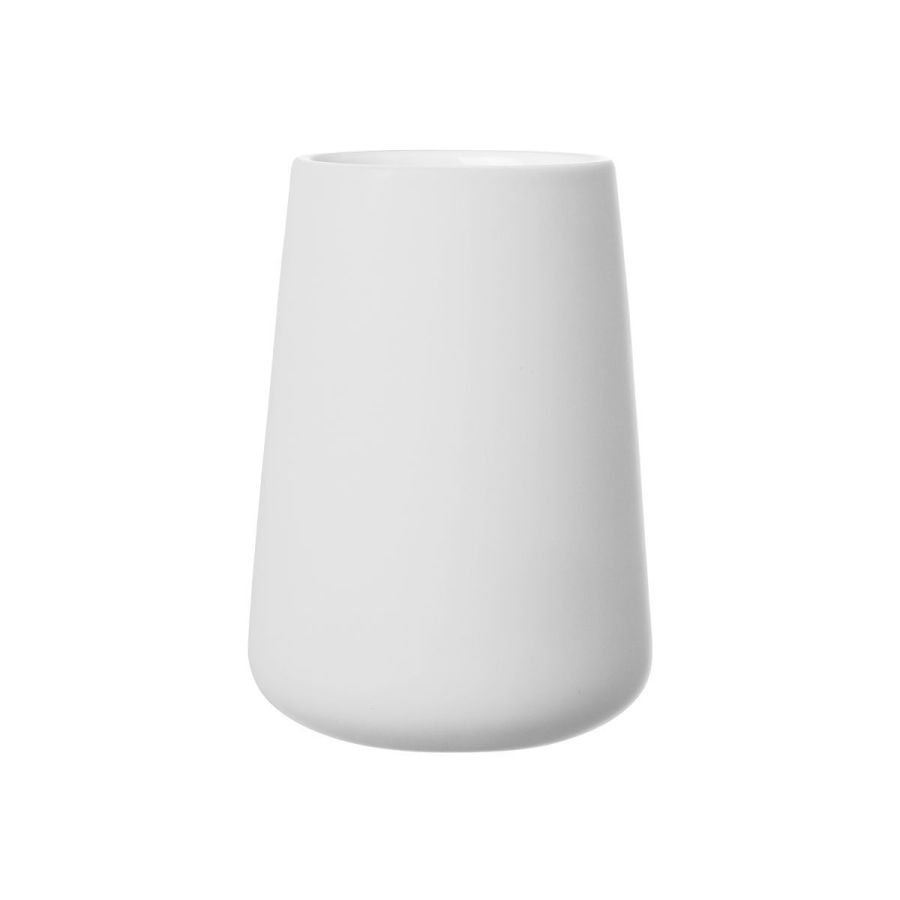 Ποτηράκι Μπάνιου Κεραμικό Λευκό Home Art Fjord White 02-19792
