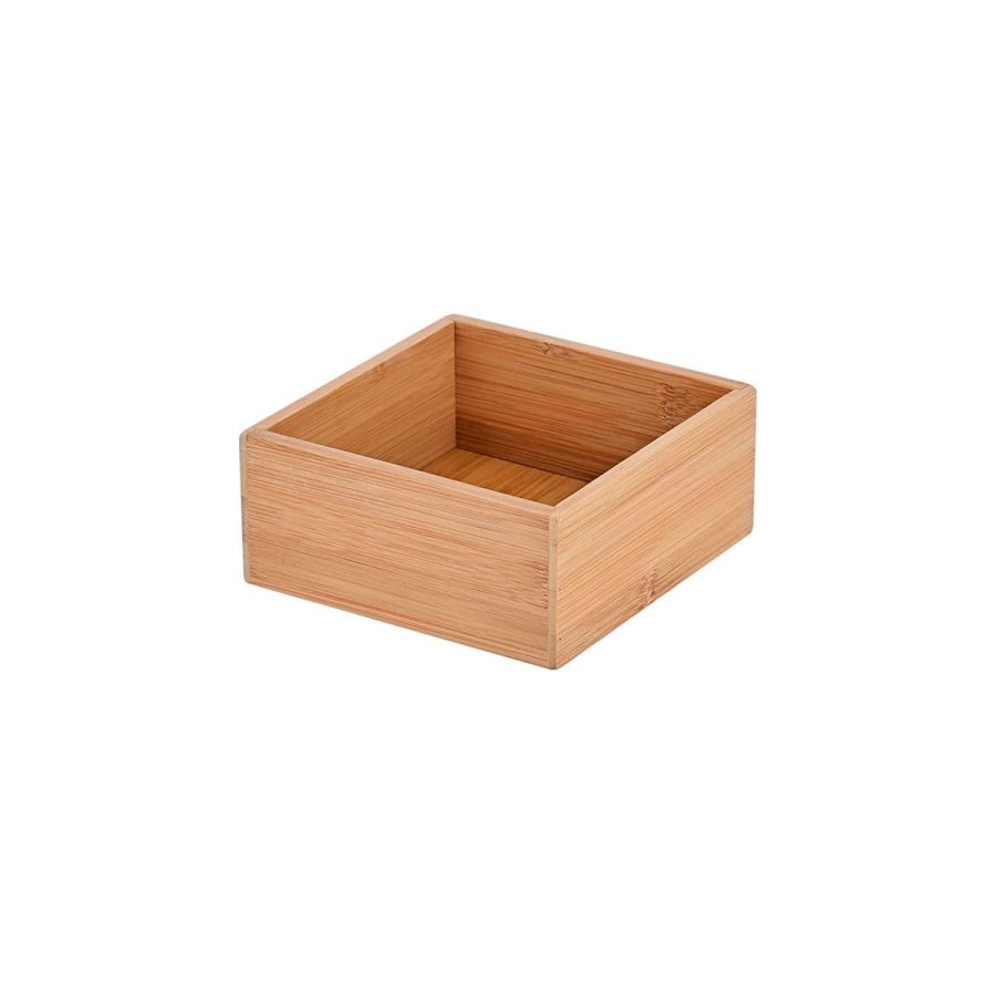Κουτί Οργάνωσης Συρταριού 15x15x7cm Estia Home Art Bamboo Essentials 03-17545