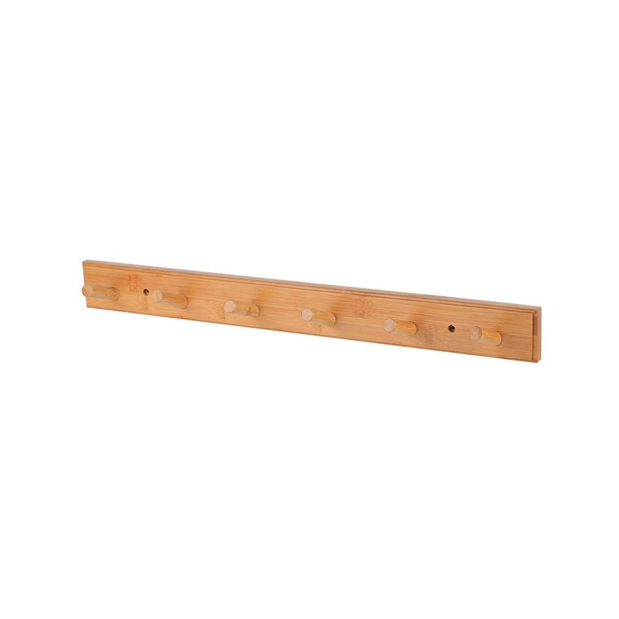 Κρεμάστρα Τοίχου Bamboo 6 Θέσεων 59x6x7cm Estia Home Art 02-18320