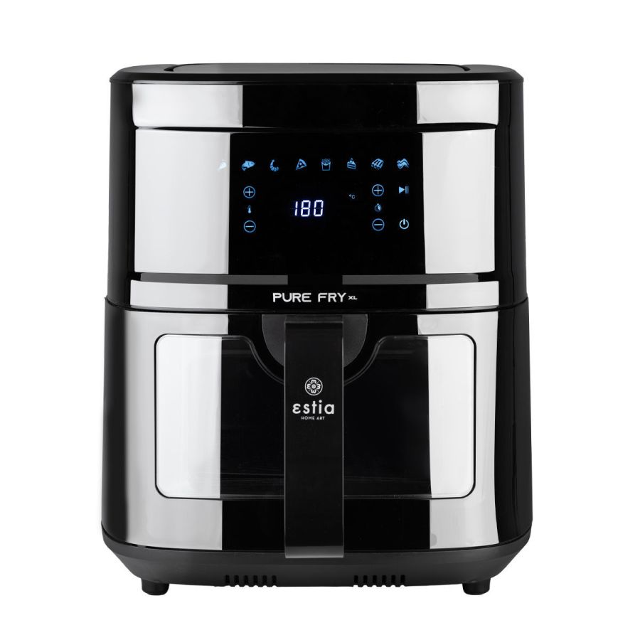 Φριτέζα Αέρος Pure Fry XL 1700w 9,1lt με Ψηφιακή Οθόνη & 8 Προγράμματα Μαύρο Estia Home Art 06-20620