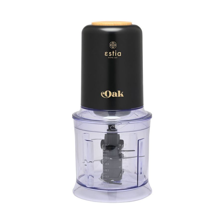 Πολυκόπτης 400w με Πλαστικό Μπωλ 0,7lt Estia Home Art Oak 06-19020