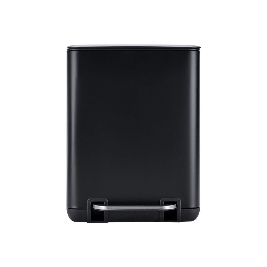 Χαρτοδοχείο Μπάνιου Μαύρο 6lt Soft Close Estia Home Art Cubic 02-20941