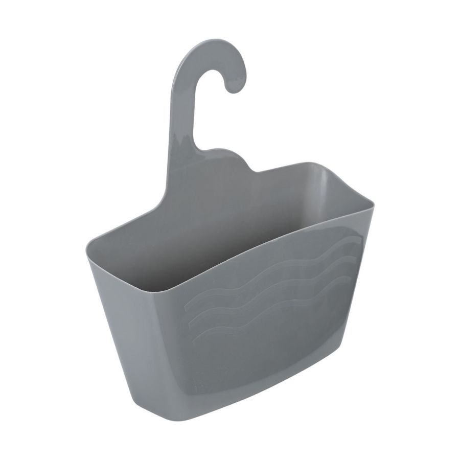 Θήκη Οργάνωσης Μπάνιου Κρεμαστή Γκρι 24x7x25cm Estia Home Art  02-25342