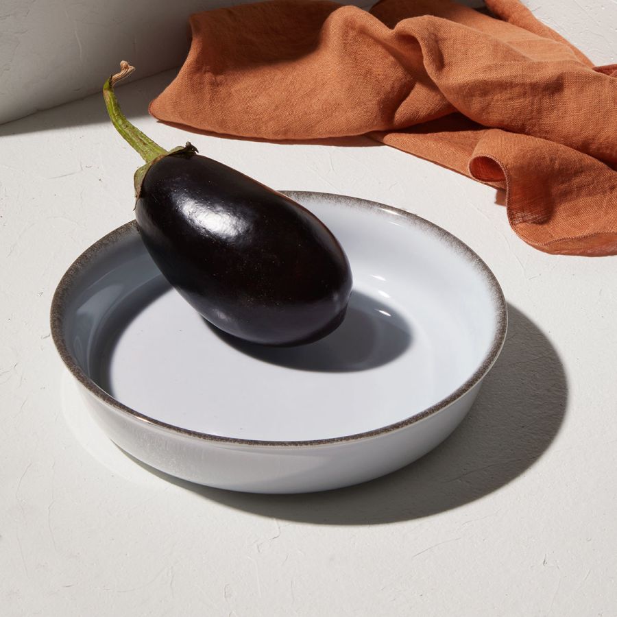 Σαλατιέρα Πορσελάνης Λευκή 23x6,5cm Κάθετη Estia Home Art Pearl White 07-15398