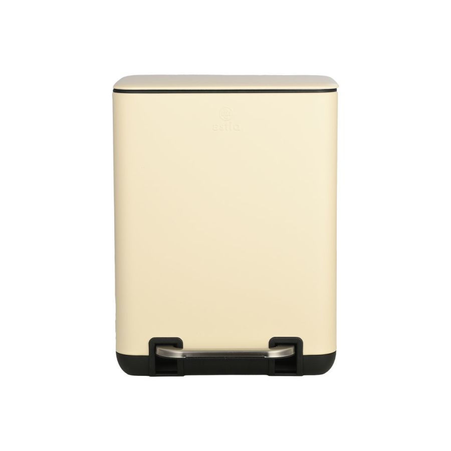 Χαρτοδοχείο Μπάνιου 6lt Soft Close Estia Home Art Cubic Ivory 02-20989