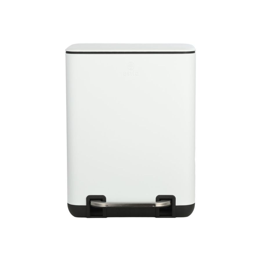 Χαρτοδοχείο Μπάνιου Λευκό 6lt Soft Close Estia Home Art Cubic 02-20958