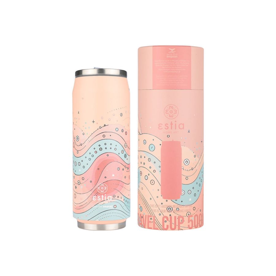 Θερμός 500ml Travel Cup Whimsy Wonders Esta Home Art  Save the Aegean 01-22853