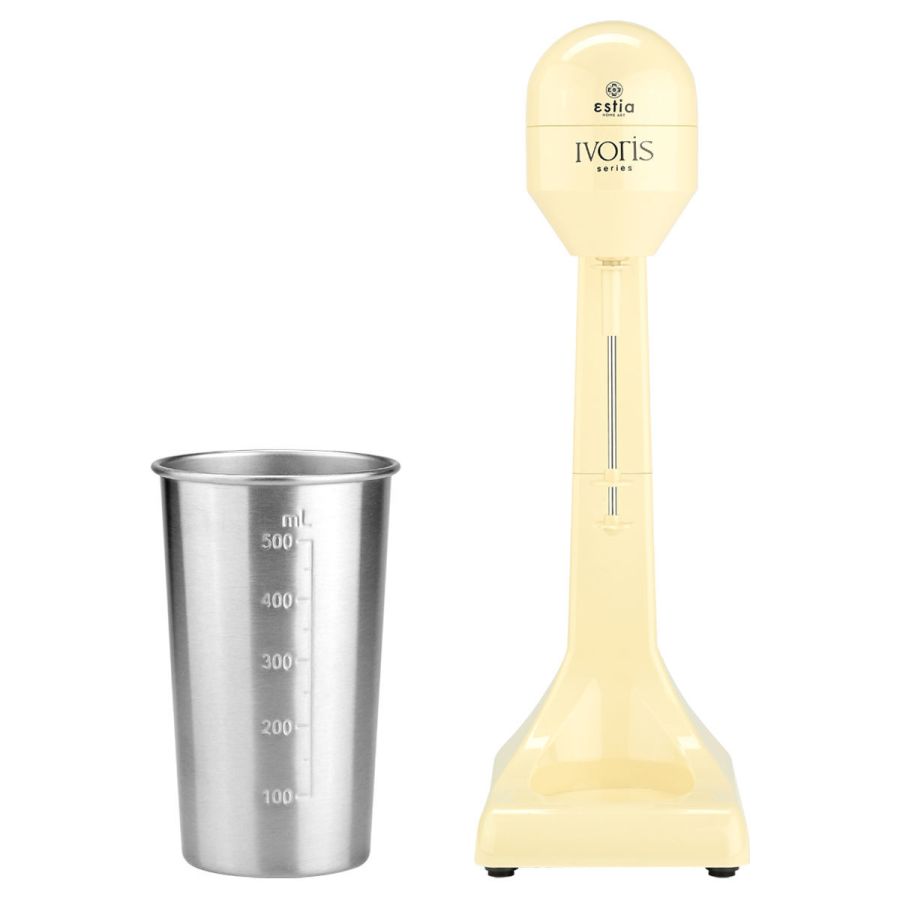 Φραπεδιέρα 100w 500ml 2 Ταχυτήτων Επιτραπέζια με Ποτήρι Δοσομετρητή Estia Home Ivoris 06-21221