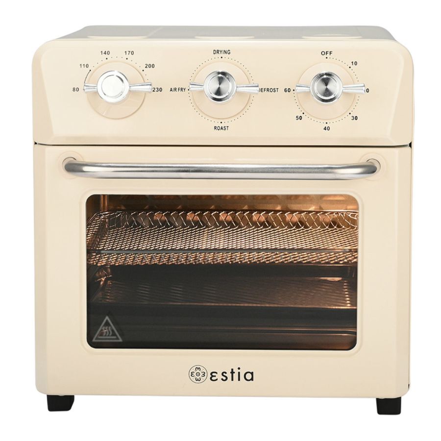Φριτέζα Αέρος-Φουρνάκι Retro Epoque 12lt 1400w με 4 Λειτουργίες Ψησίματος Estia Home Art 06-23706
