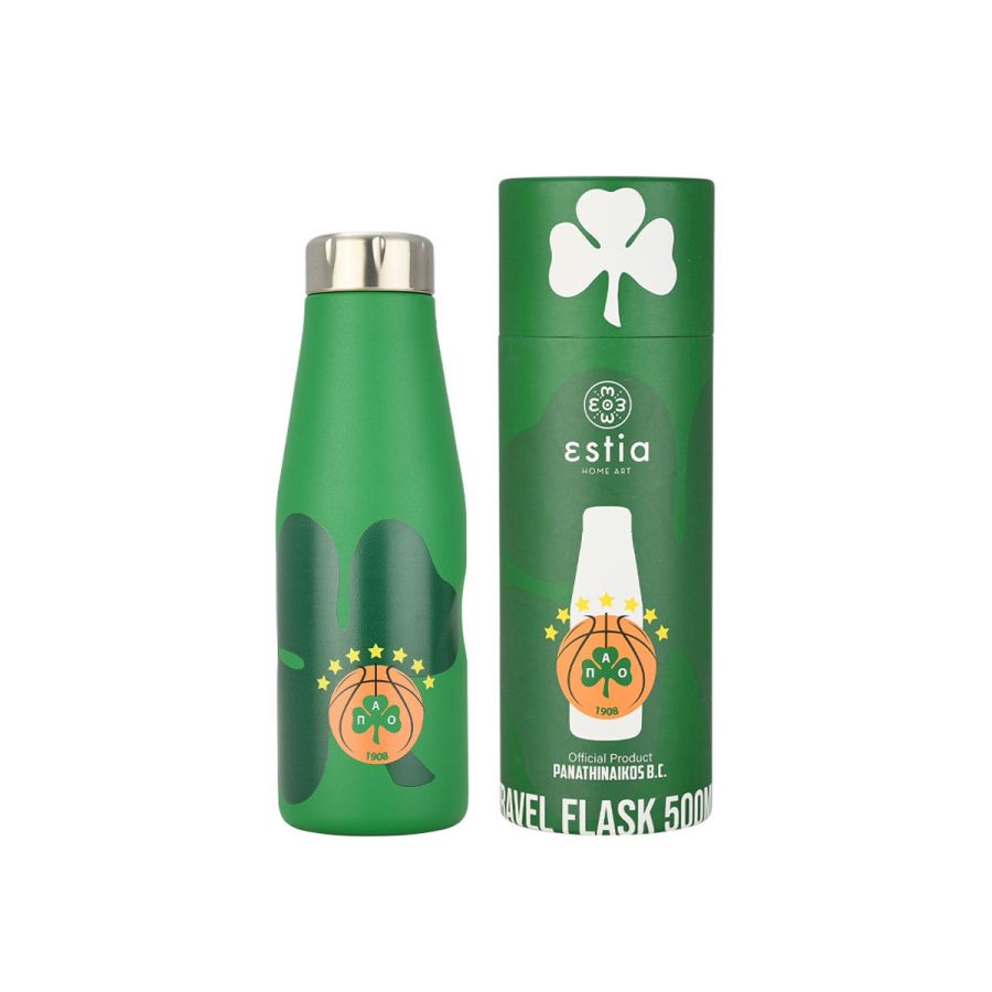 Θερμός 500ml Travel Flask Panathinaikos BC Edition Estia Home 00-27193