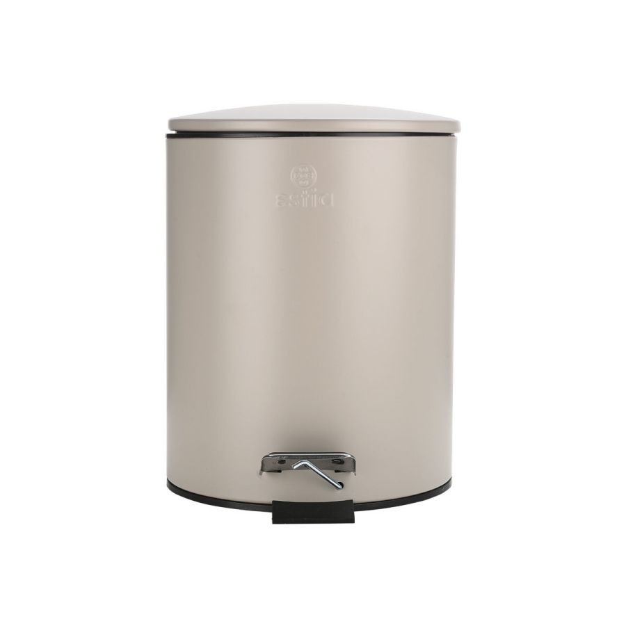 Χαρτοδοχείο Μπάνιου 5lt Soft Close Λευκό Estia Home Art Classic Taupe Mat  02-5580