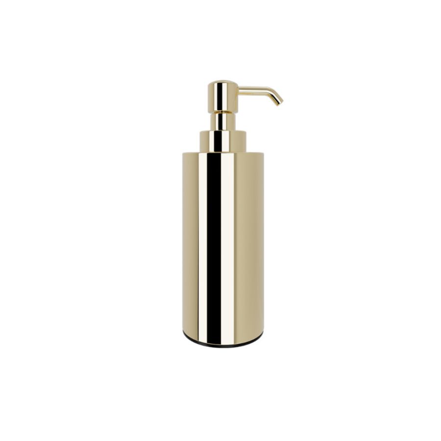 Ντισπένσερ Μεταλλικό Επικαθήμενο 220ml W60xD60xH190mm Light Gold Gloss PVD Verdi 3012052