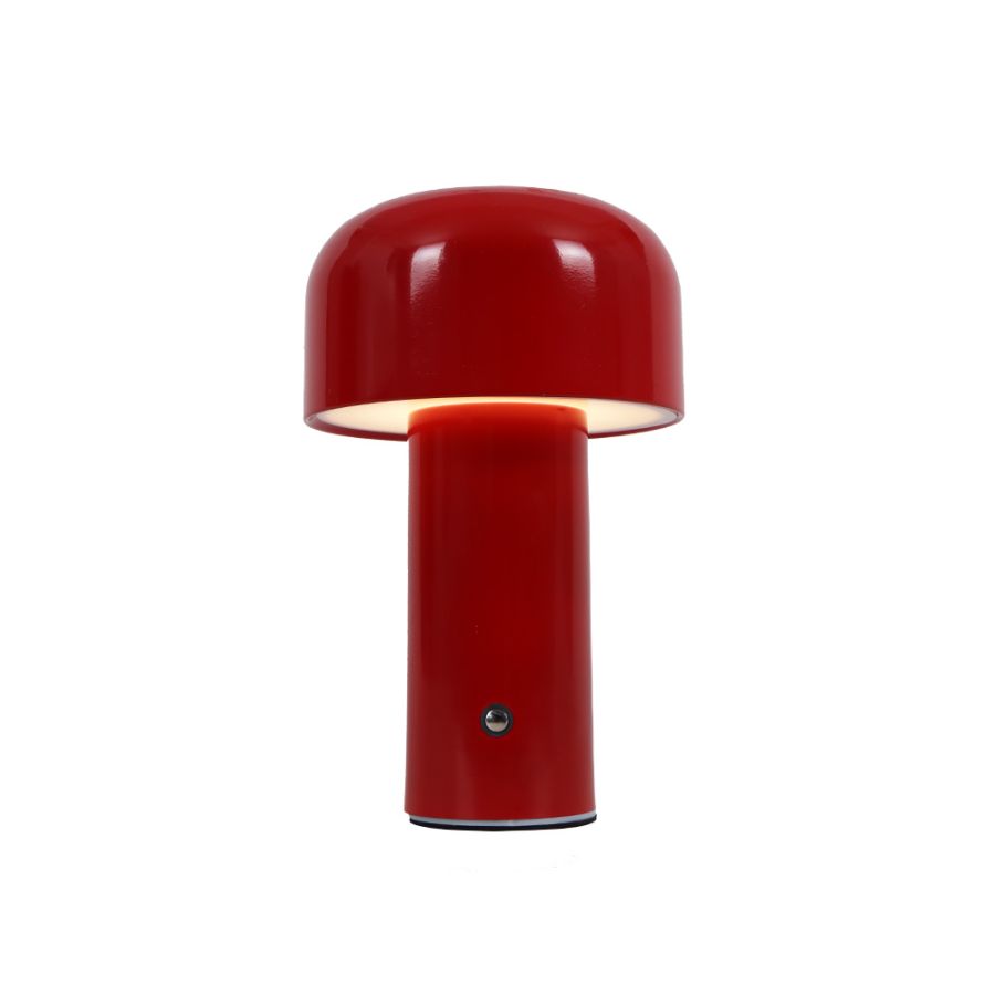 Φωτιστικό Επιτραπέζιο Επαναφορτιζόμενο 12,5xY21cm3w 3000K Μέταλλο Κόκκινο Inlight 3036-Red 