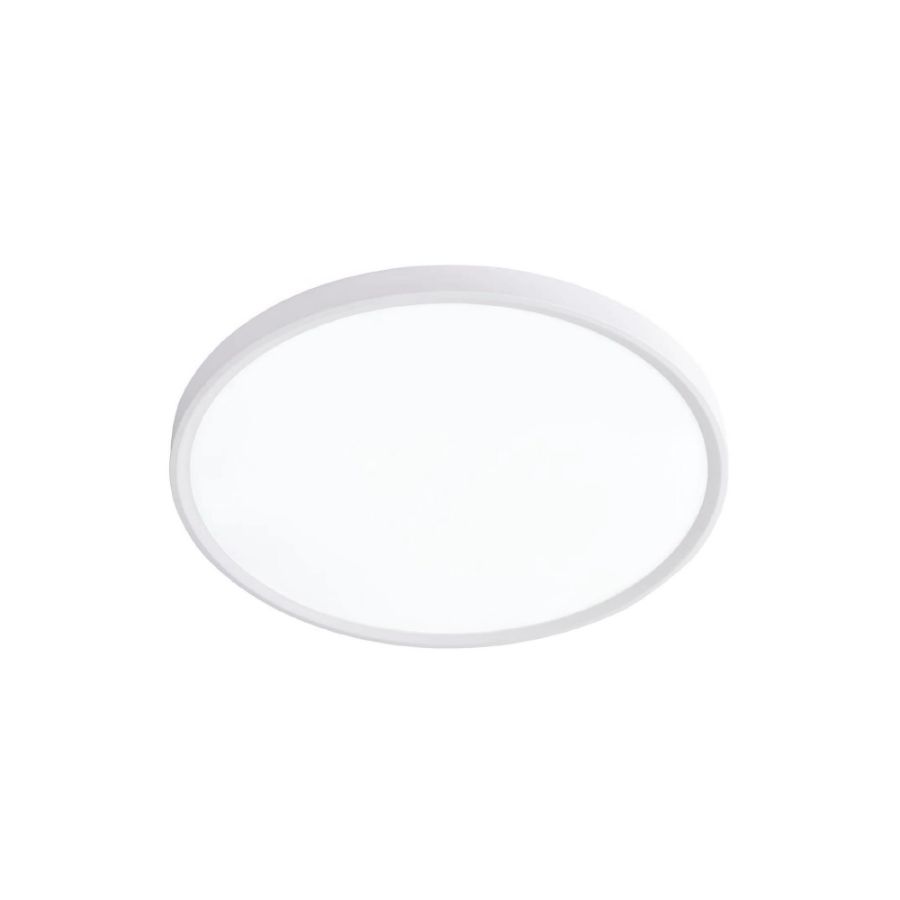 Πλαφονιέρα οροφής LED 50W 3CCT by switch on base σε λευκή απόχρωση D:60x2,5cm 42036-A-White