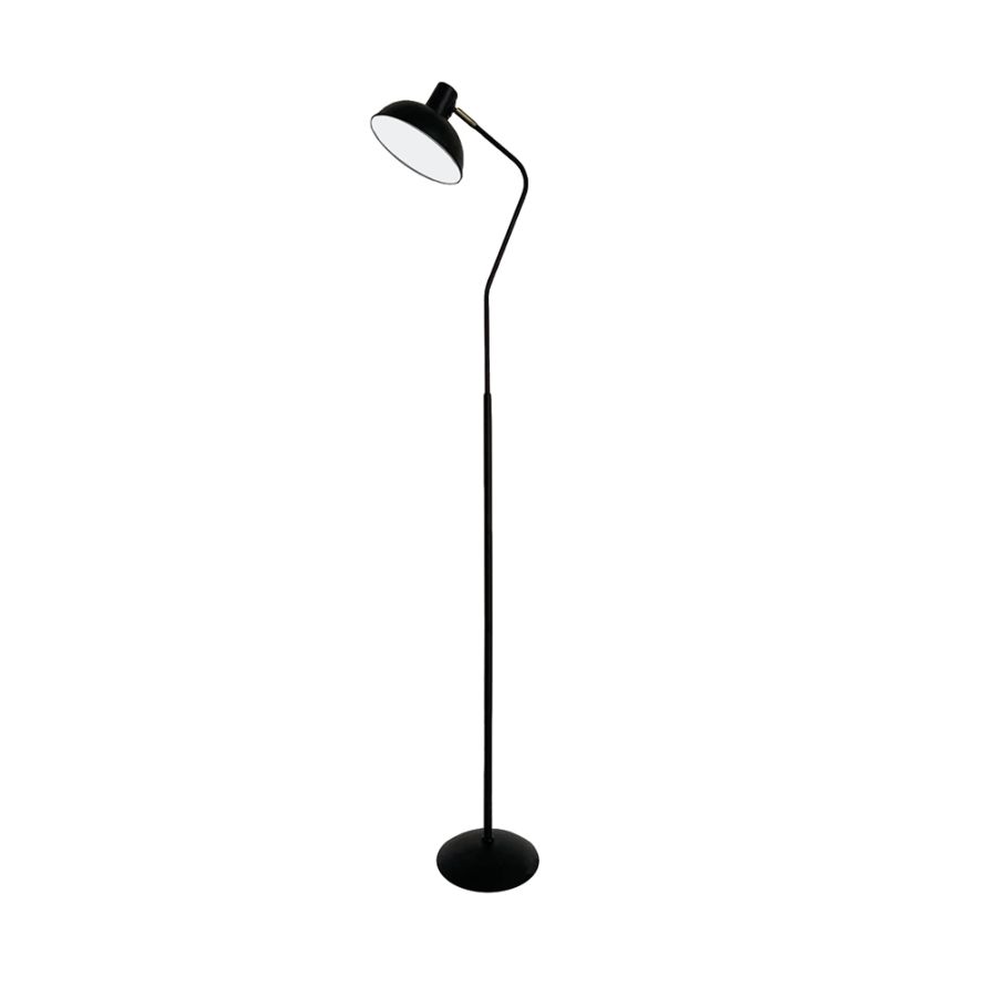 InLight Επιδαπέδιο φωτιστικό από μαύρο μέταλλο 1XE27 D:150cm 45029-Black