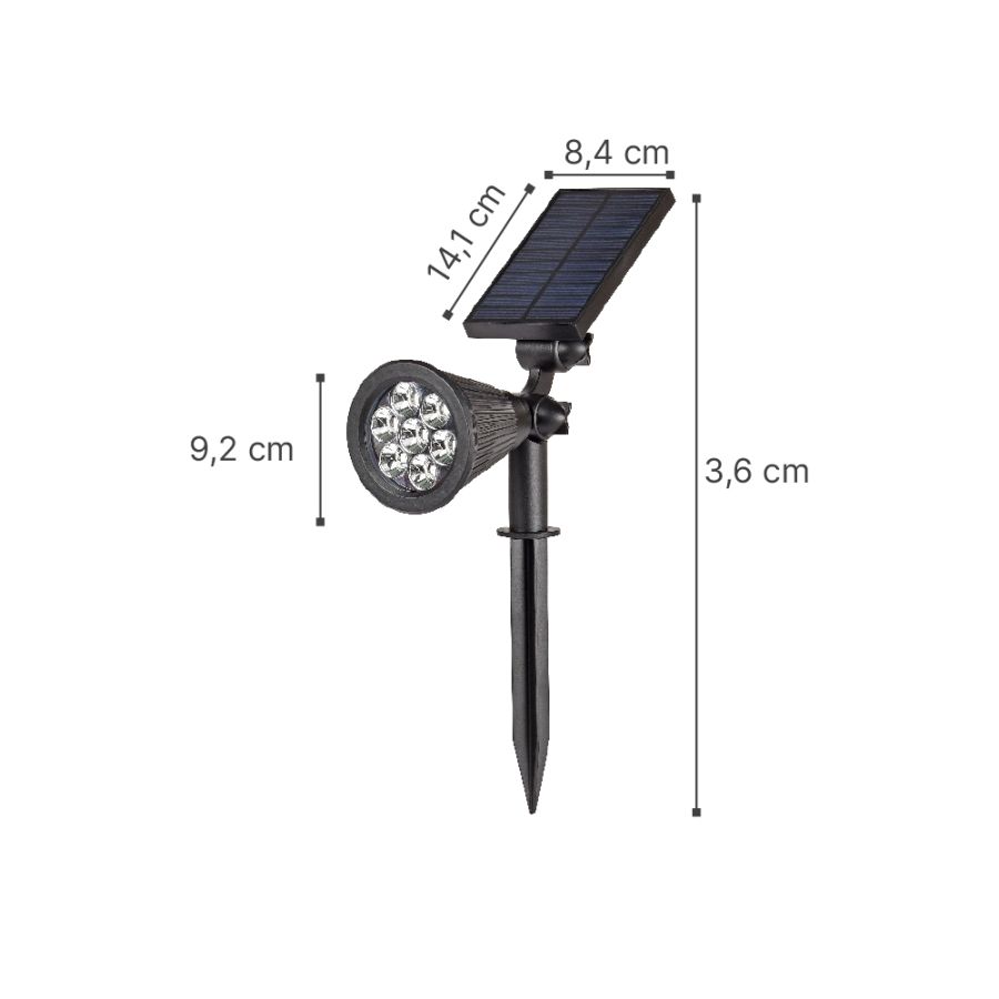 Σποτ μαγνητικής ράγας LED 10W 3CCT σε μαύρη απόχρωση D:10X5X15,3cm TM0100-Black