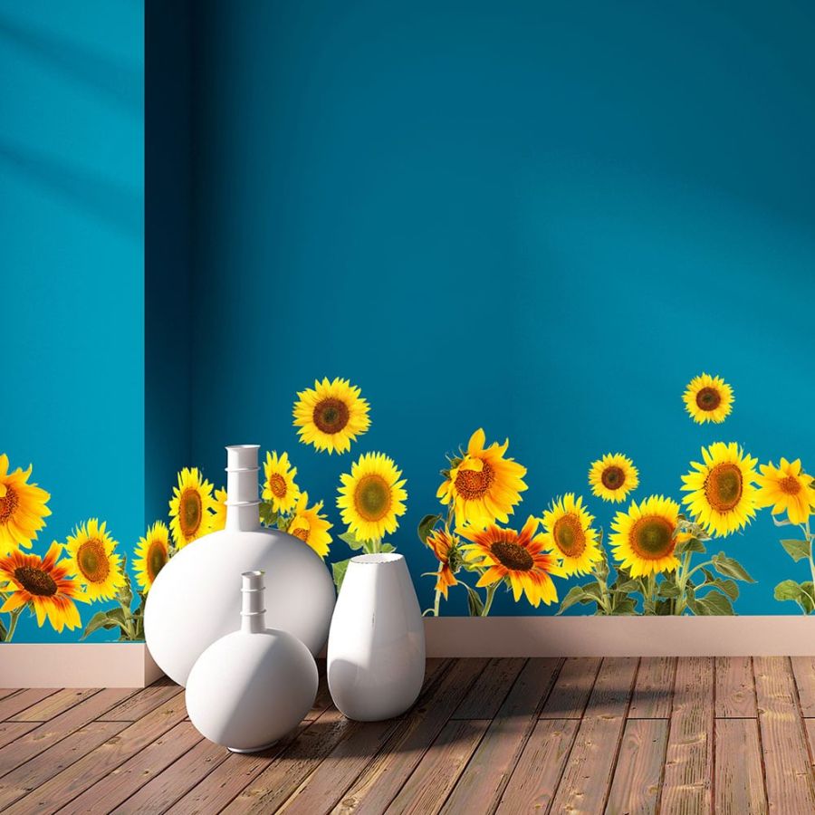 Sunflower μπορντούρες αυτοκόλλητες βινυλίου Ango 53001
