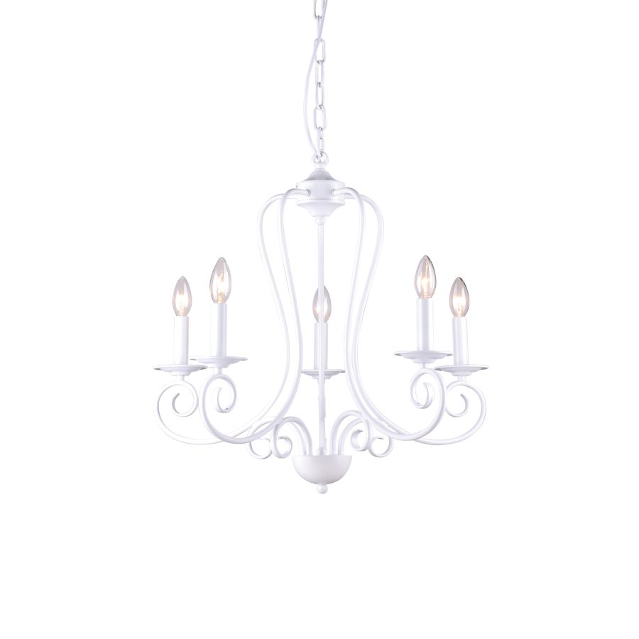 C114-5 LARO PENDANT LAMP WHITE 1Z1 HOMELIGHTING 77-3658