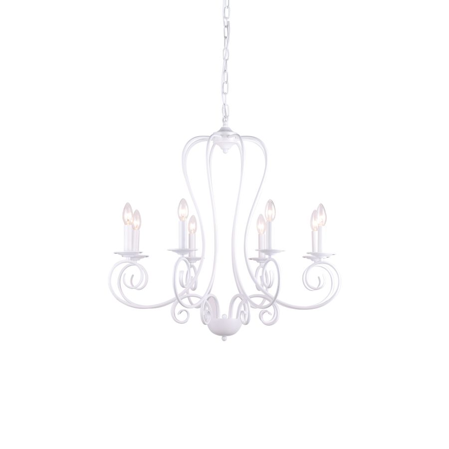 C114-8 LARO PENDANT LAMP WHITE 1Z1 HOMELIGHTING 77-3659
