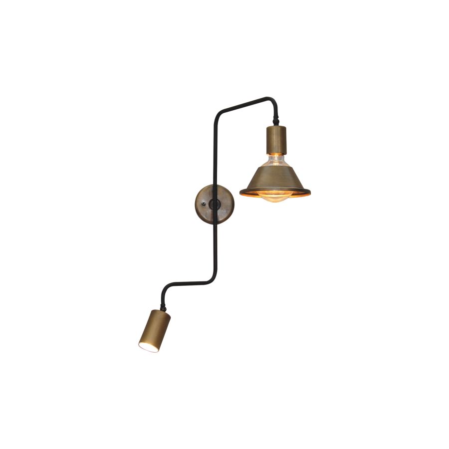 HL-3555-2L CALLIE BLACK WALL LAMP HOMELIGHTING 77-3968