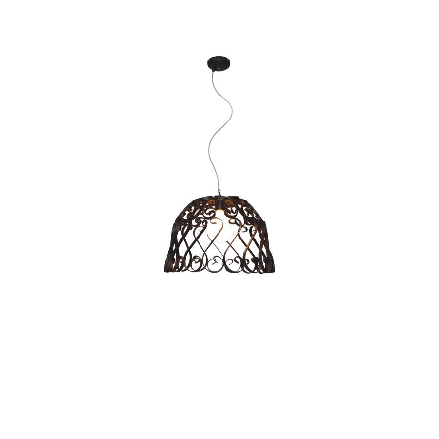 HL-3586-1APXL LEWIS RUSTY BROWN PENDANT HOMELIGHTING 77-4006