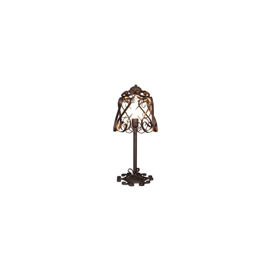 HL-3586-1T LEWIS WHITE MAT TABLE LAMP HOMELIGHTING 77-4018