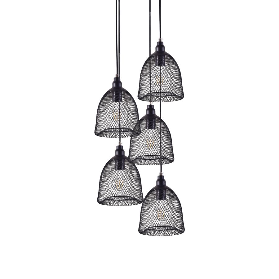 SE 151-20-5 ZOLA PENDANT LAMP BLACK MAT+ HOMELIGHTING 77-4352
