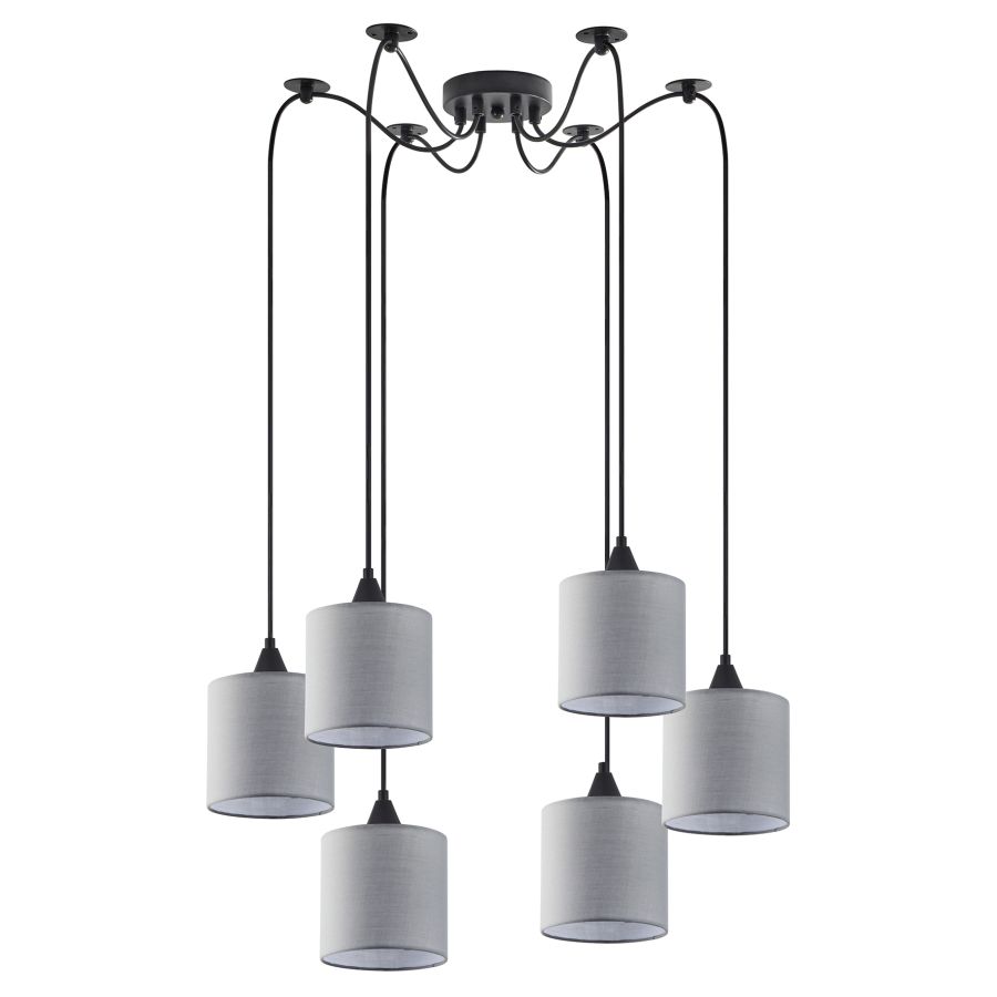 SE21-BL-B10-BL6-SH2 ADEPT PENDANT Grey Shade Pendant + HOMELIGHTING 77-9025