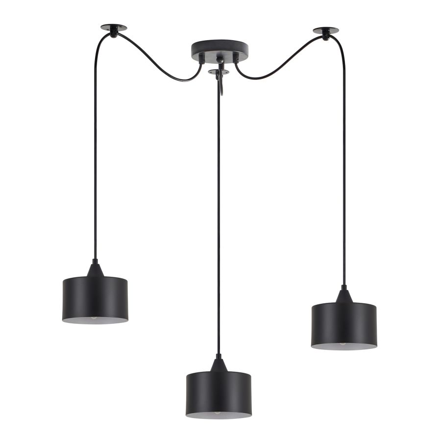 SE21-BL-B10-BL3-MS1 ADEPT PENDANT Black Metal Shade+ HOMELIGHTING 77-9038