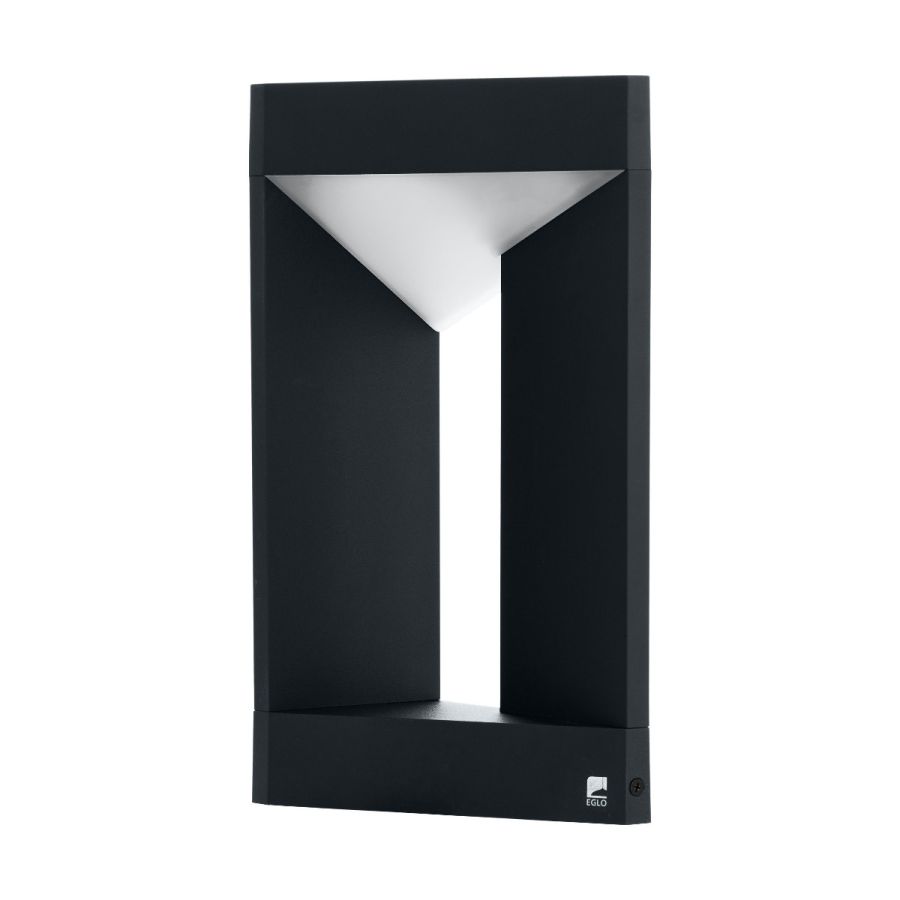 Φωτιστικό Επιδαπέδιο Ύψος 38 εκ.IP54 Led 10w 900lm Warm White Μαύρο-Λευκό Eglo Nembro 98749