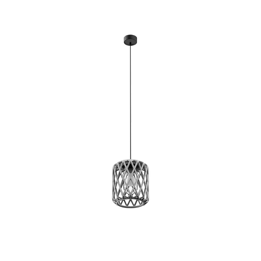 Φωτιστικό Κρεμαστό 23xH150cm 1xE27 Τσιμεντένιο Sun Light CESTA-23P