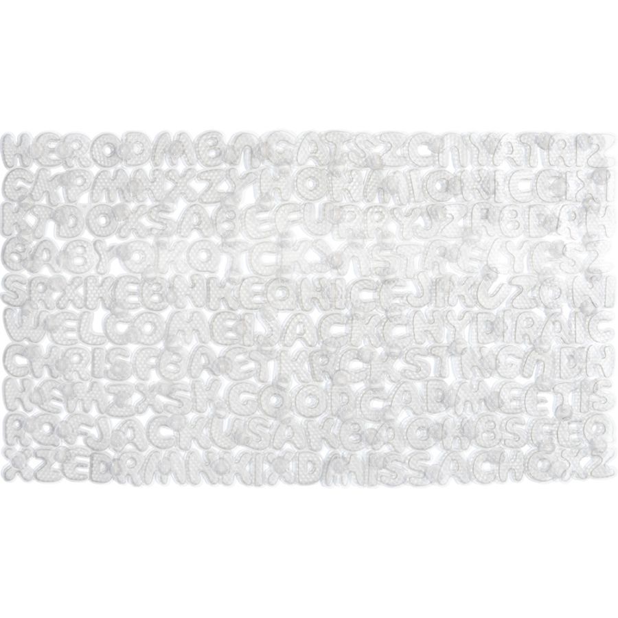 Πατάκι Μπάνιου Διάφανο Αντιολισθητικό 35x76cm Listy San Lorentzo 1700101CLEAR