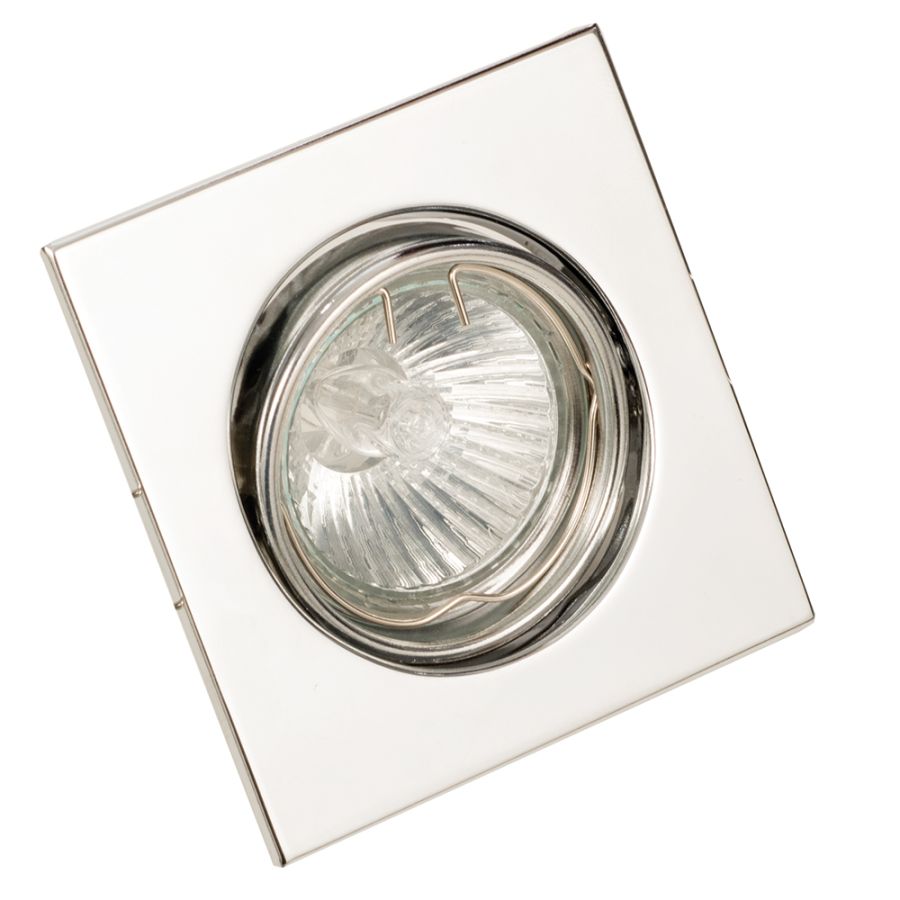InLight Χωνευτό σποτ από χρώμιο μέταλλο 1XGU10 D:9cm 43278-Χρώμιο