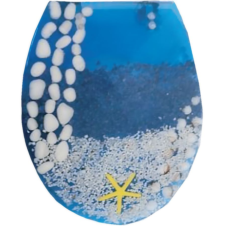 ΚΑΠΑΚΙ WC FALLING PEBBLES 43X36 San Lorentzo 8048