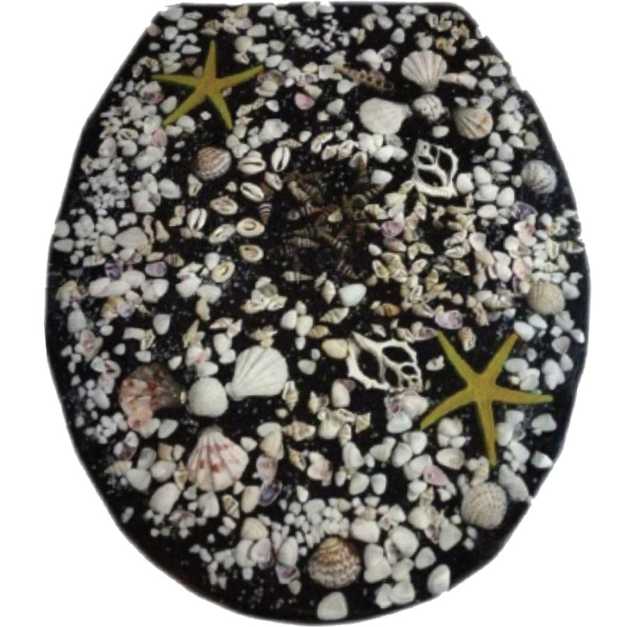 ΚΑΠΑΚΙ WC SEAHORSE SHELLS 36(φ)x43(μ) ΚΑΦΕ San Lorentzo 8036