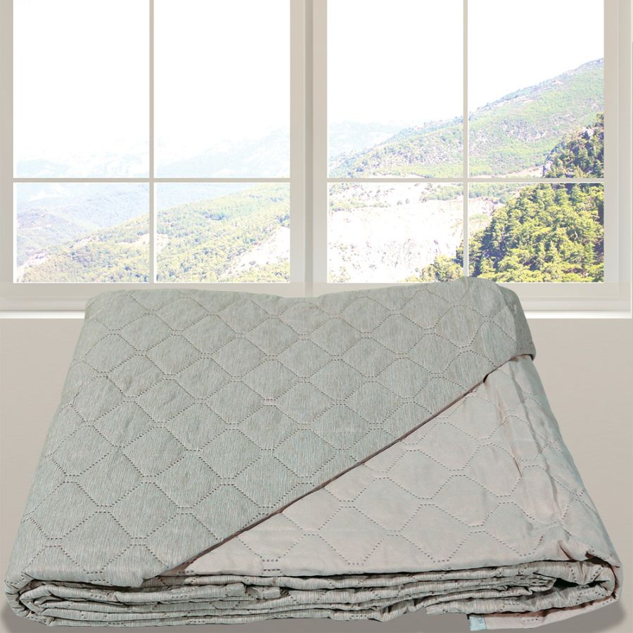 ΚΟΥΒΕΡΛΙ Village Simplicity ΓΚΡΙ 160x220 San Lorentzo 7088GREY