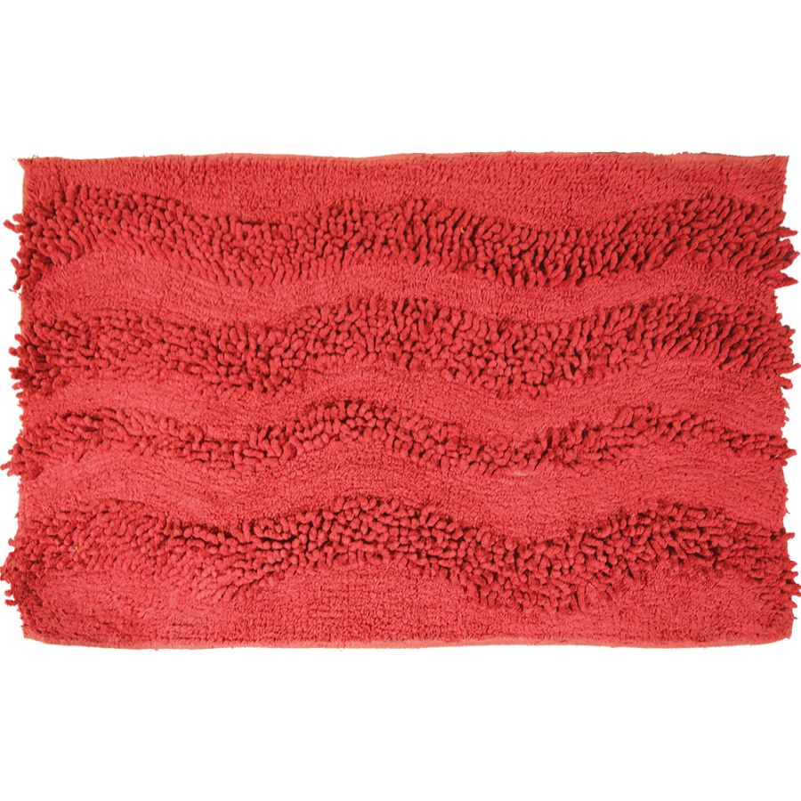 ΠΑΤΑΚΙ ΜΠΑΝΙΟΥ BM-459 WAVES ΚΟΚΚΙΝΟ 45X70 San Lorentzo 1404 RED