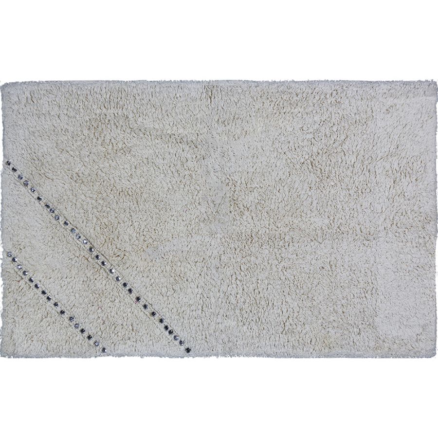 ΠΑΤΑΚΙ ΜΠΑΝΙΟΥ ΓΚΡΙ DIAMOND COTTON 50Χ80 San Lorentzo 1007GREY