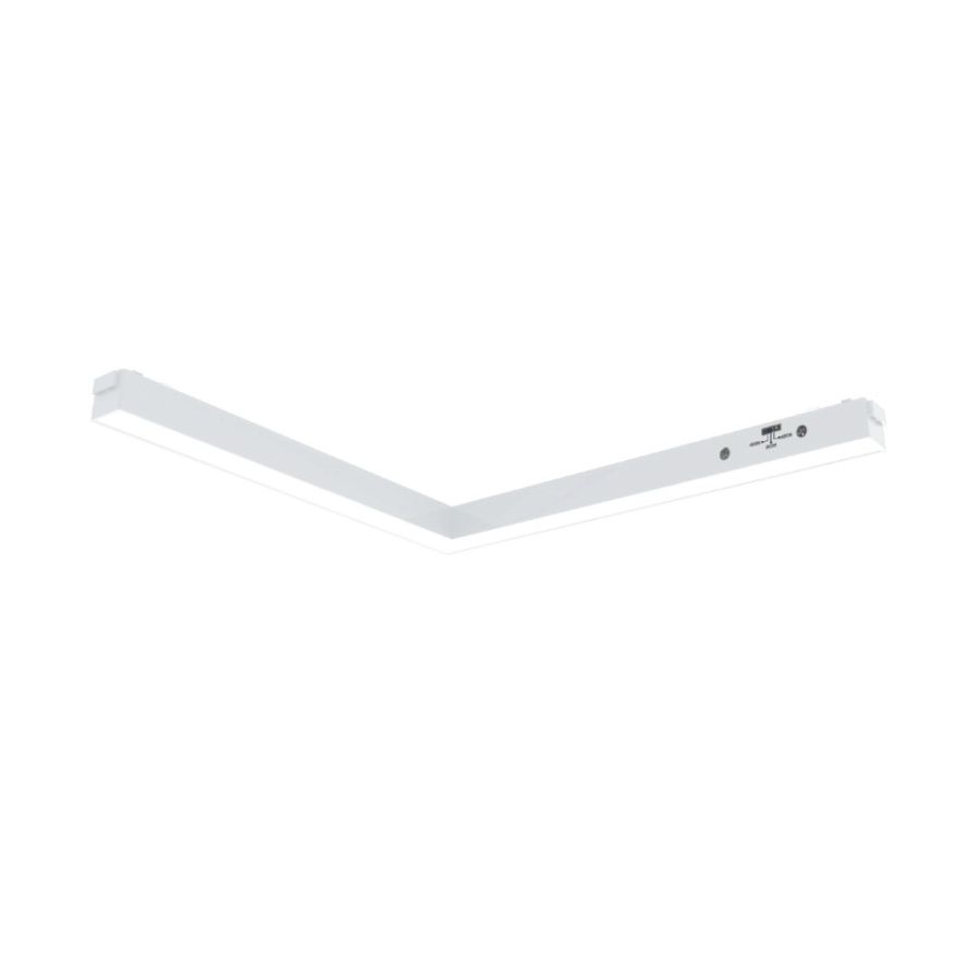 Γραμμικό φωτιστικό LED 24W 3CCT για ultra thin ράγα σε λευκή απόχρωση D:30X2,6X2,4cm TMU0180-White