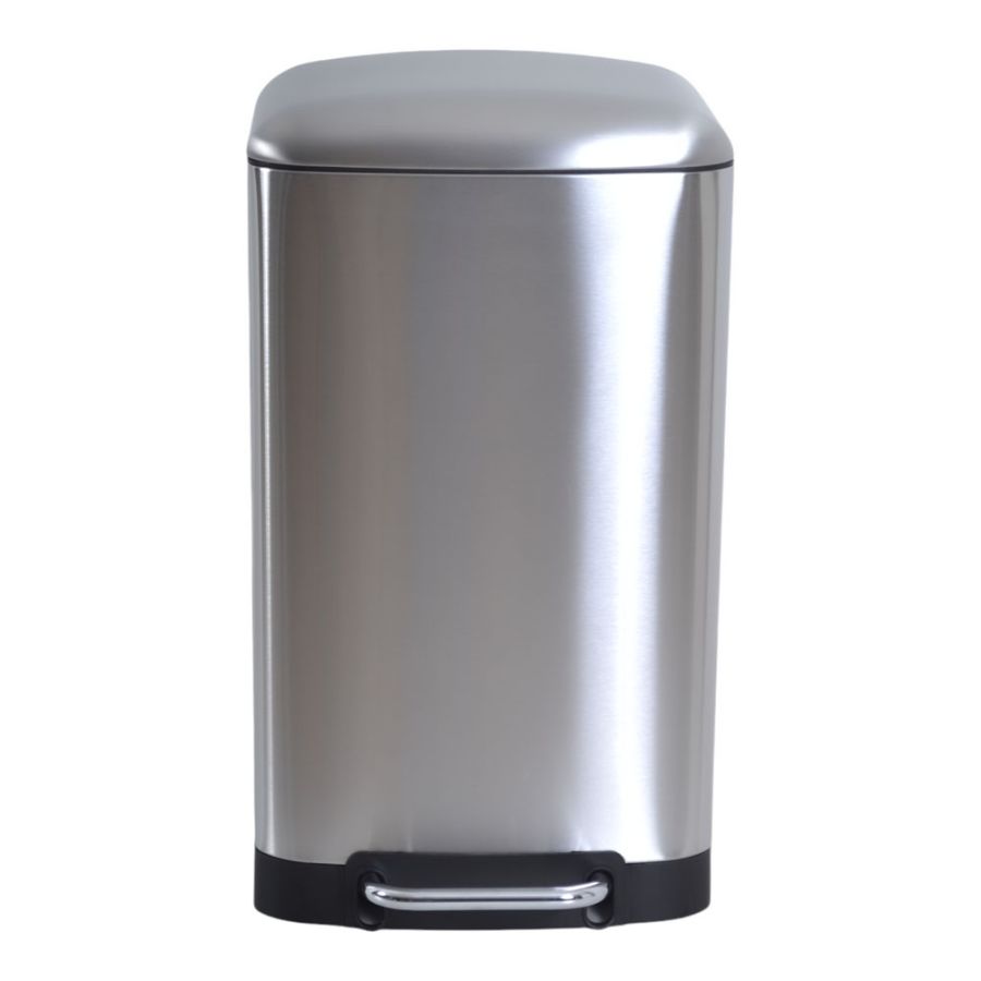ΚΑΔΟΣ ΑΠΟΡΡΙΜΑΤΩΝ ΜΕΤΑΛΛΙΚΟΣ SOFT CLOSE SL1063 INOX 30L San Lorentzo 8395