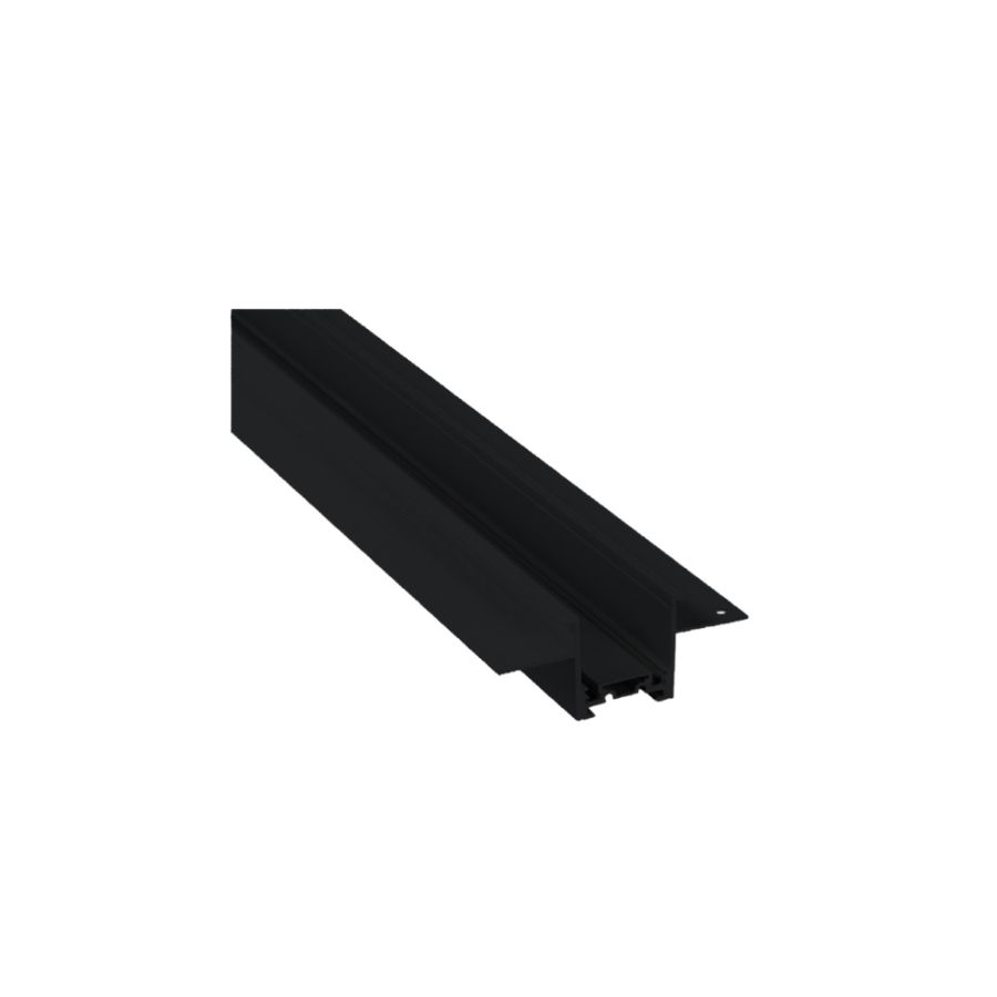 Ultra-Thin μαγνητική ράγα χωνευτή σε μαύρη απόχρωση D:2m TRU0012-Black