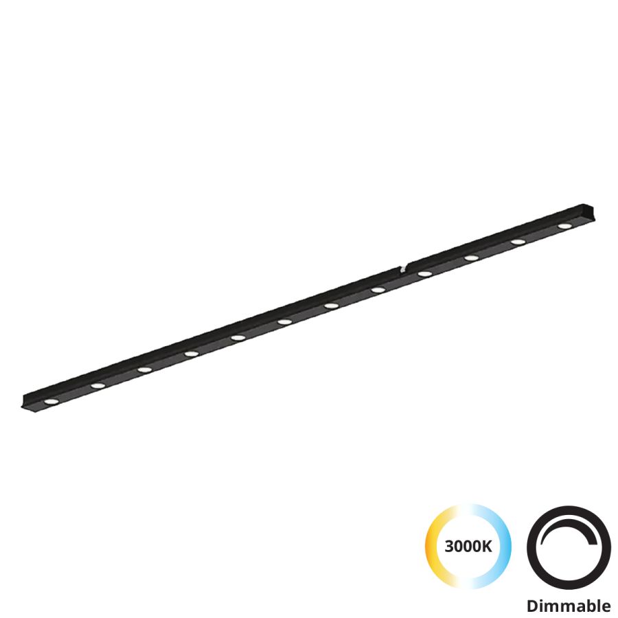 Γραμμικό Φωτιστικό 13w Led 842lm 3000K Dimmable L600 x H11,5mm Linear Antiglare Slim Magnetic Viokef 4288600