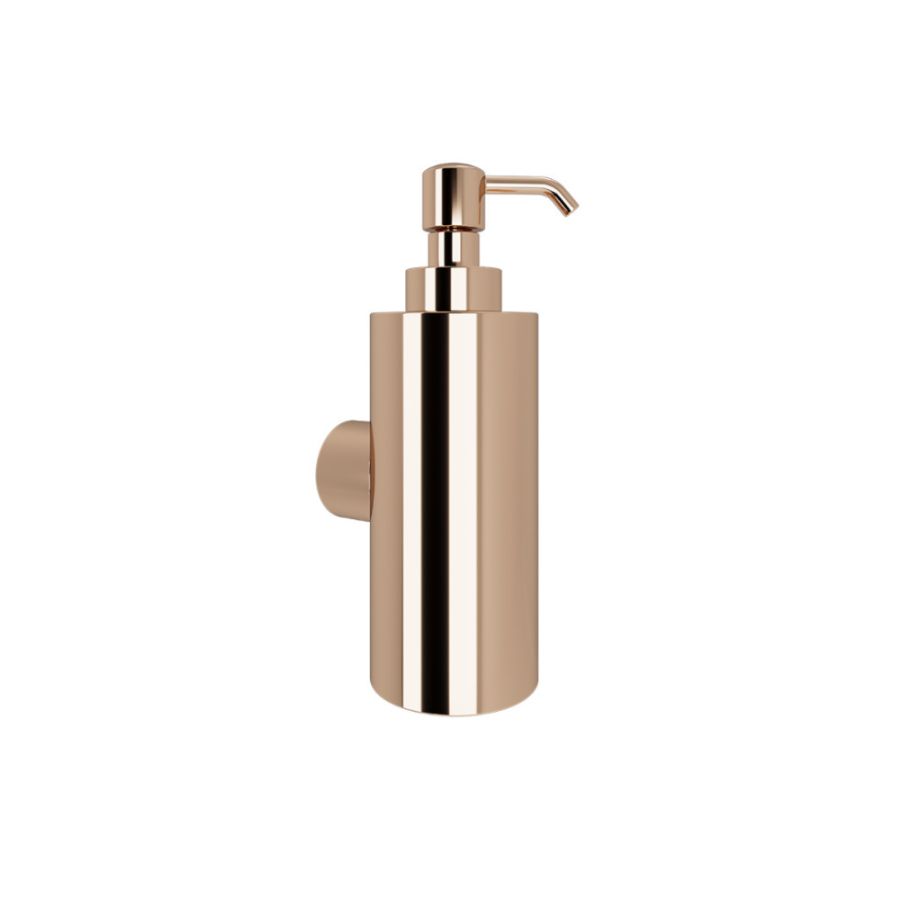 Ντισπένσερ 220ml Μεταλλικό Επιτοίχιο W60xD75xH190mm Rose Gold Gloss PVD Verdi 3011051