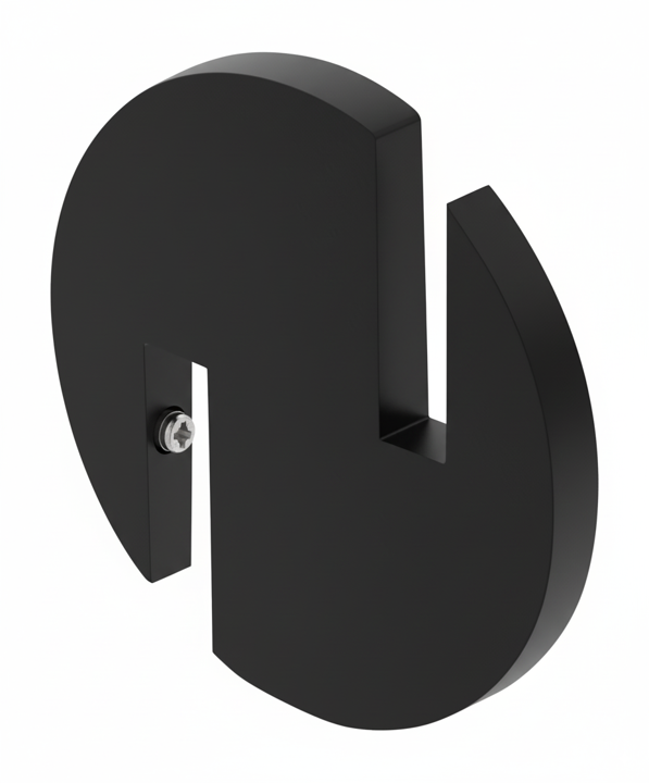 Ανατώμενο Άγκιστρο Γυαλιού 6-8mm Μαύρο Bronze Art Universal 31VS-MM