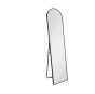 Καθρέπτης Ολόσωμος Επιδαπέδιος Π40XΥ160xB4cm Black Matt Mirrors & More BRITT 2210102