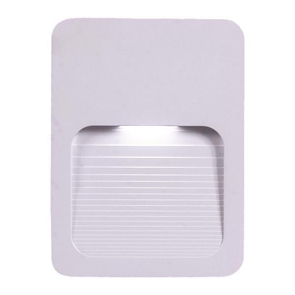 ΑΠΛΙΚΑ ΤΟΙΧΟΥ SLIM LED 2W 120X90X12 3000K IP65 ΛΕΥΚΗ PLUS ARTE ILLUMINA Eurolamp 145-52102